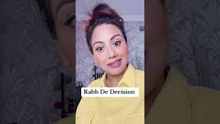 Rabb De Decision | Mamta Sachdeva