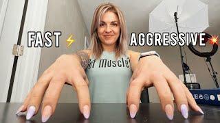 ASMR 100+ FAST & AGGRESSIVE TRIGGERS (UNPREDICTABLE ‍️)