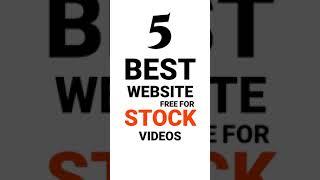 5 Best Website Free for Stock videos | Free stock Videos #Youtube #shorts