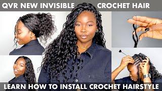 NEW INVISIBLE MICRO LOOP CROCHET HAIRSTYLE | QVR HUMAN HAIR | #simpleprotectivestyle