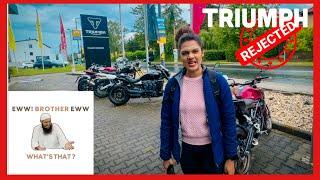 Triumph is not coming home even in Germany| #BoycottTriumph