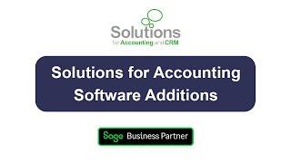 Solutions for Accounting - Software Additions