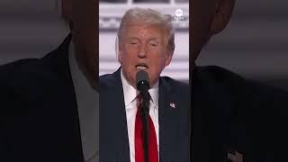 Trump jabs at Biden during RNC speech