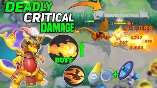 Charizard Full Critical Damage for Flame Thrower! 100% Brutal damage Build | Pokemon unite