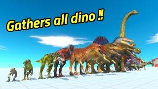 All dinosaurs vs every factions animal revolt battle simulator