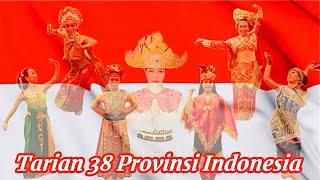 Tarian medley Nusantara 38 Provinsi Indonesia