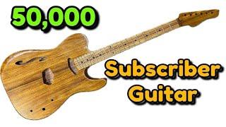 I Built A Telecaster For you. We Made This guitar To Show How Much We Appreciate You!