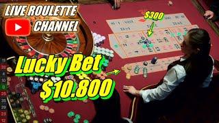  LIVE ROULETTE | Watch Lucky Bet 10.800 In Casino Las Vegas  Sunday Session  2025-01-05