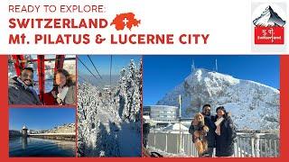 Vlog 03| Lucerne city| Mount Pilatus| Marathi Family in Switzerland