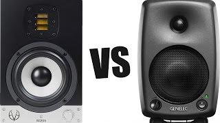 Eve Audio SC205 vs Genelec 8030 (sound test, studio monitors review, comparison)