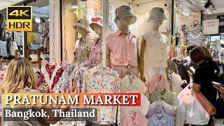 [BANGKOK] Pratunam Market "Walk Though The Largest Wholesales Clothing Market"| Thailand [4K HDR]