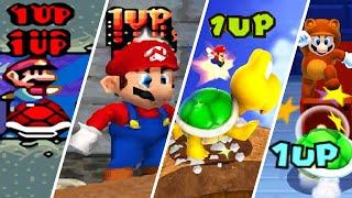 Evolution of - Infinite 1-UP Tricks in Super Mario Games (1985-2023)
