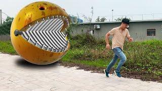 Pacman In Real Life - Robot Pac man is back!