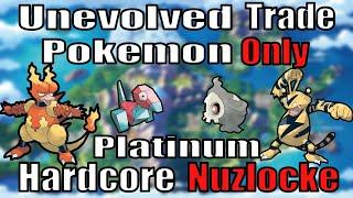 Can I Beat A Hardcore Pokemon Platinum Nuzlocke With Only Unevolved Trade Pokemon?