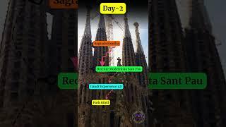 Barcelona 3 Days Itinerary #barcelonaitinerary