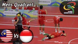 Mens Quadrant  INA VS MAY  ASEAN UNIVERSITY GAMES 2024