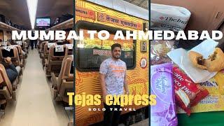 Tejas Express Mumbai to Ahmedabad: Interior, Food, and Impressions.