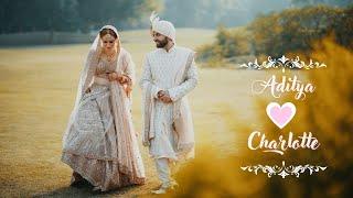 Aditya & Charlotte | Wedding Teaser | Cinematic Shoot | Damson Plum Lucknow