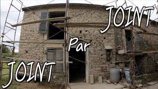 ON FIGNOLE NOS JOINTS DE PIERRE (pour un rendu top) - Rénovation Béton DIY - Episode #26