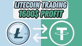 Crypto Arbitrage | 1600$ Profit | Litecoin News | Strategy Trading LTC | Arbitrage Trading 2024