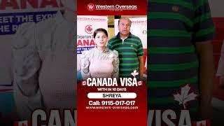 Canada Study Visa Approved within 10 Days | Western Overseas Pre-Departure Expertise Unveiled!