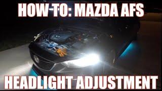 Mazda AFS Headlight Adjustment for $Free.99| Mazda Adaptive Front-Lighting System | 2014 Mazda 6 GT