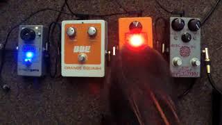 BBE Orange Squash, Analog Man Juicer, Analog Man Mini Bi Comp (OS Side),MXR Smart gate Fun 1st look