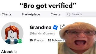 Bro got verified early on Roblox