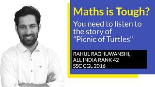 Do you find Maths tough? The Turtle Story by Rahul Raghuwanshi, Income Tax Inspector