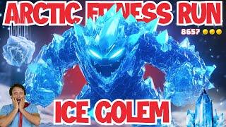 ️ Winter Brain Break  | Ice Golem Kids Fitness Run | Artic Fun Exercise & PE Game