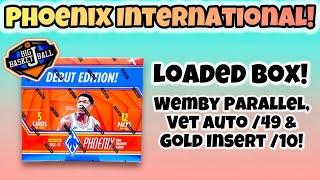 *FIRST LOOK!* 2023-24 Panini Phoenix International Hobby Box Break!  GOLD Insert /10 + Wemby!