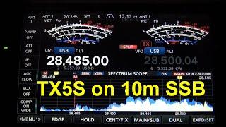 TX5S on 10m SSB January 21 2024