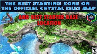 The Best Starting Zone On The Official Crystal Isles Map and the Best Starter Base Location