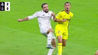 Dani Carvajal  injury | Real Madrid vs Villarreal