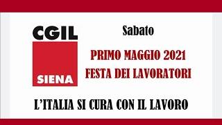 PRIMO MAGGIO 2021 - FESTA DEI LAVORATORI  L'ITALIA SI CURA CON IL LAVORO