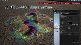 Oil Puddles Setup Unreal engine 5