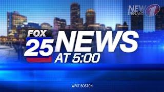 WFXT-TV FOX 25 Boston New 5pm Graphics Open - HD - 10/27/2015