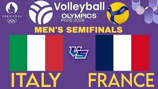 OLYMPIC MEN'S VOLLEYBALL LIVE │ ITALY vs FRANCE (Livescore)