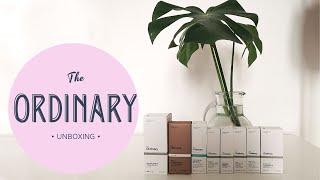 THE ORDINARY UNBOXING