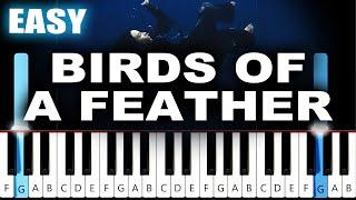 Billie Eilish - BIRDS OF A FEATHER - EASY Piano Tutorial