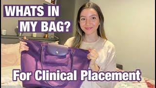 What's In My Bag: Clinical Placement Edition - UK 3rd Year Medical Student