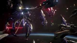 Mass Effect 3 Битва за Землю. Бой в космосе.