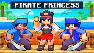 Playing as a PIRATE PRINCESS in Minecraft!