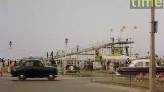 Rhyl seafront, dry ski run, Wales, 1960s LTT0152