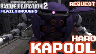 Gundam Battle Operation 2 Request: AMX-109 Kapool As The Evil Haro From Gundam 00