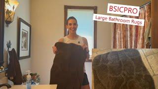 BSICPRO Large Bathroom Rugs, great grip, soft feel #bathroomaccessories #rugs #bathroom