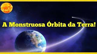 WHAT IS THE SIZE OF THE EARTH'S ORBITA AND HOW FAR DOES IT TRAVEL AROUND THE SUN?