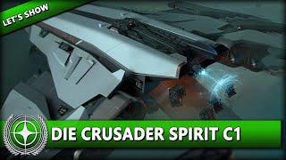 CRUSADER SPIRIT C1 & TRAKTOR STRAHLEN GAMEPLAY ⭐ STAR CITIZEN [Alpha 3.21.1] Deutsch/German