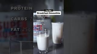 Best High Protein Breakfast Smoothie #proteinshake #nutrition #viral