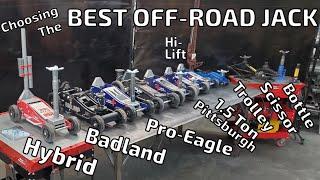 Which is the Best Off-Road Jack? Floor, Farm, Bottle, Scissor, Badland, ProEagle, Pittsburgh